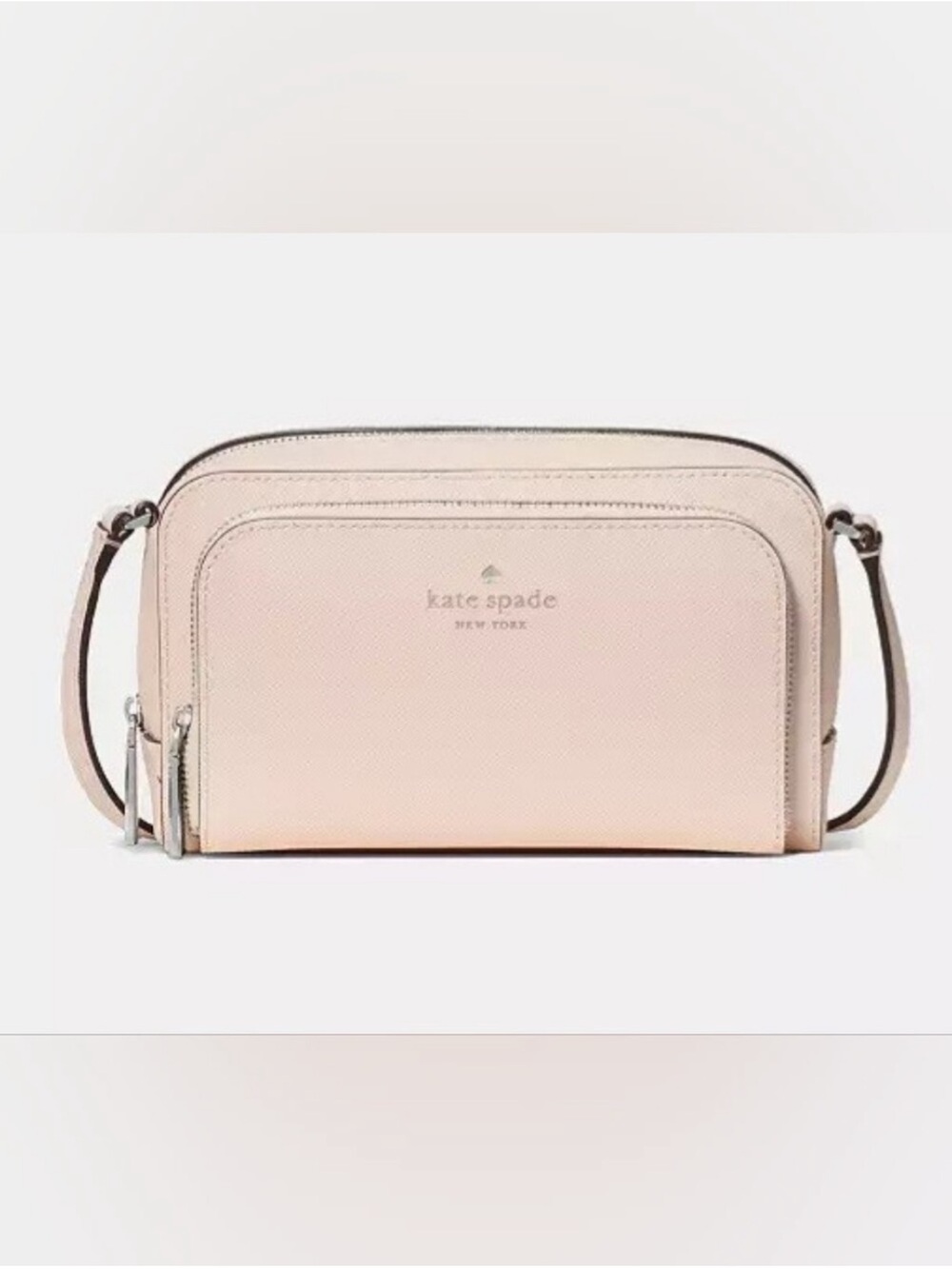 Kate Spade Staci Mini Crossbody Bag Leather, Fresh Peach